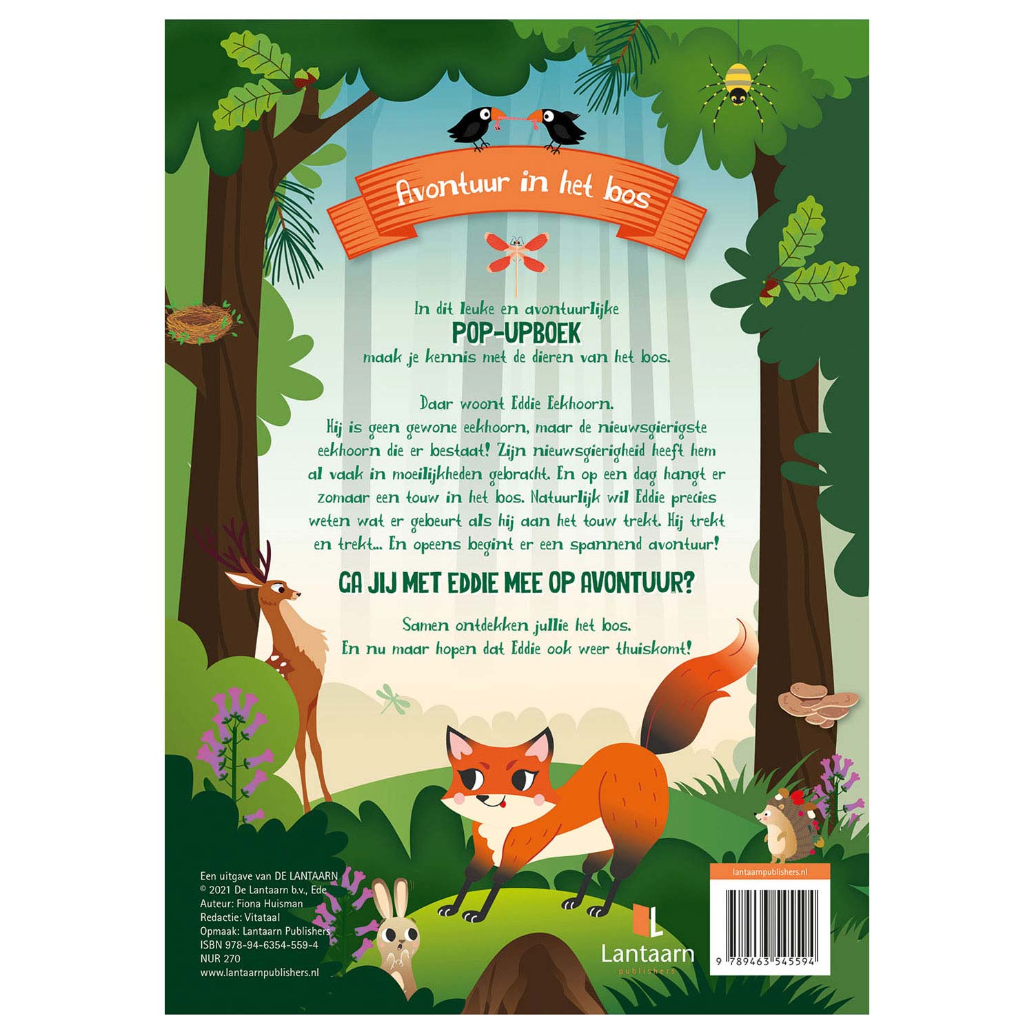 Wondere Wereld Pop-up Boek - Avontuur in het bos