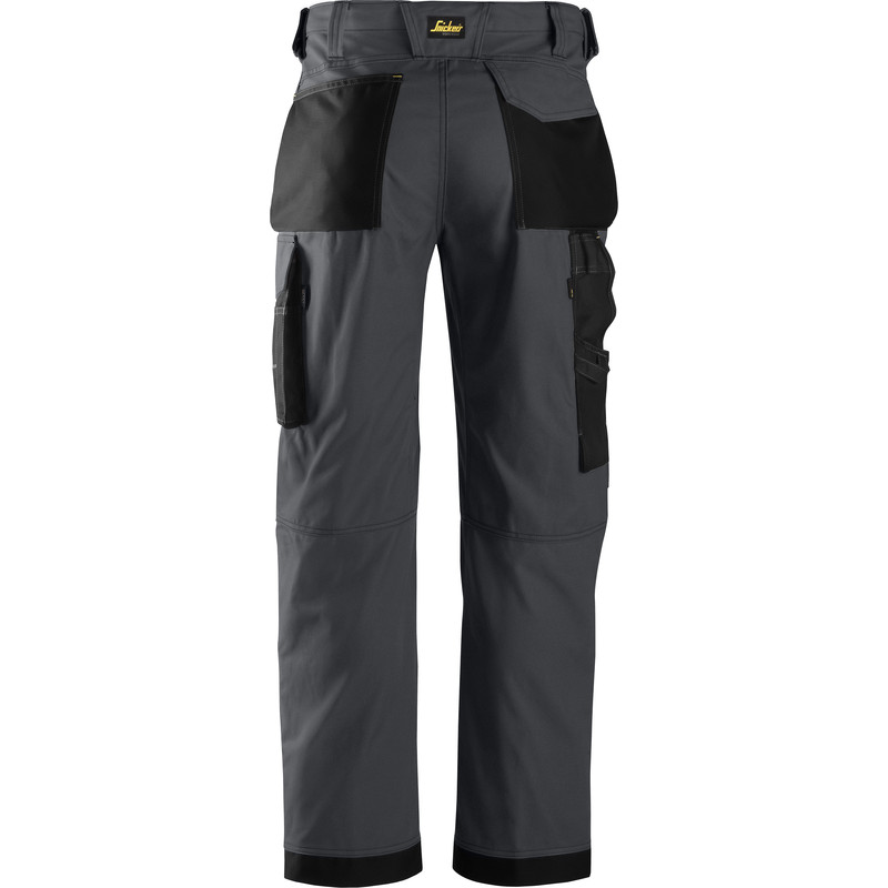 Snickers Canvas+™ werkbroek met holsterzakken Loose fit 3314 54 grijs