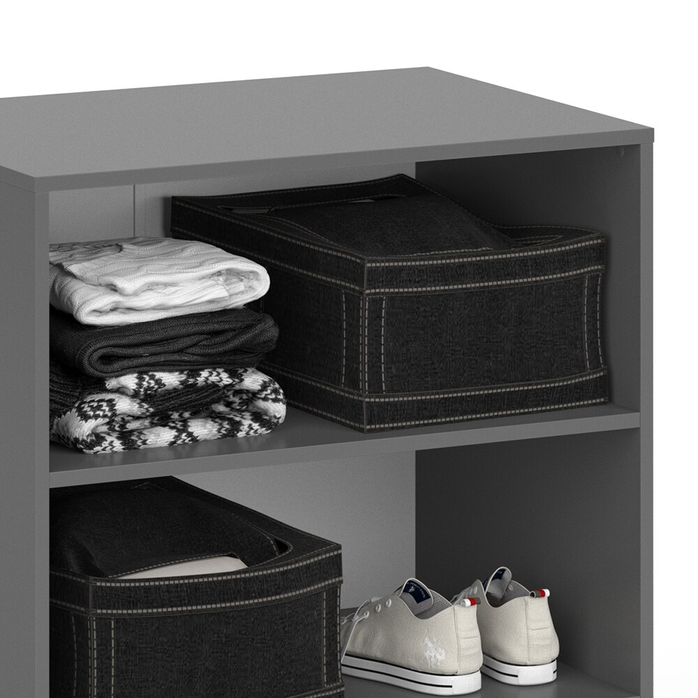 Vicco Kommode für Kleiderschrank Visit 2 Ablagen Sideboard Dielenschrank