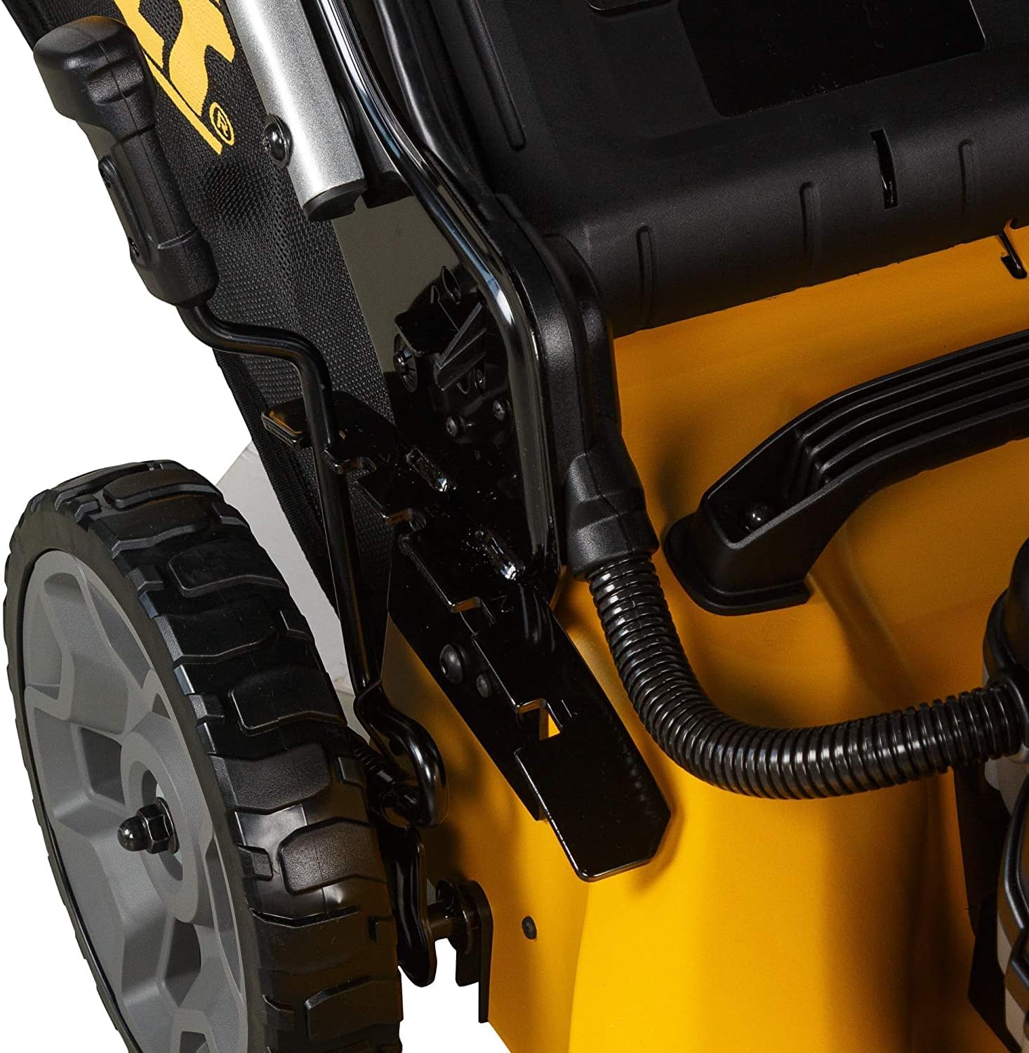 DEWALT - Tondeuse XR Brushless 18V 5Ah Li-Ion - DCMW564N-XJ - Tondeuse à Gazon sans Fil avec Sac de Ramassage de 55l - Largeur de Coupe 48cm - Tonte jusqu’à 800m2 - 36V