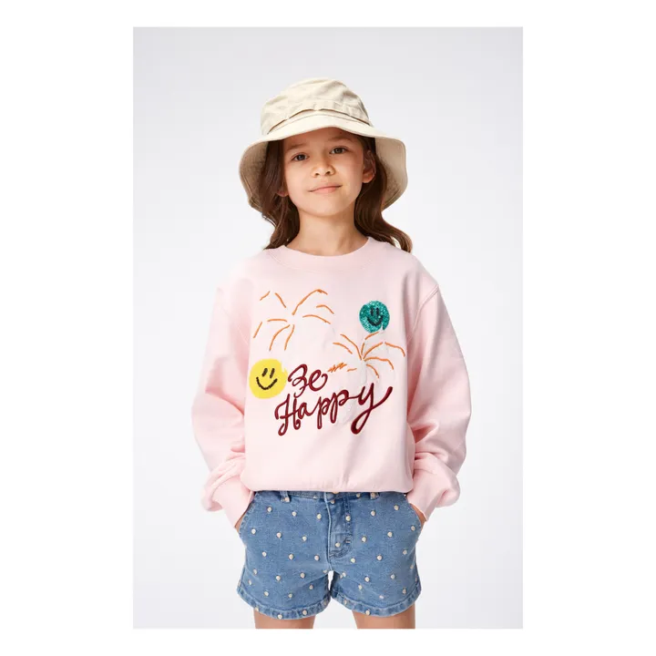Molo Sweat Marge Coton Bio | Rose pâle