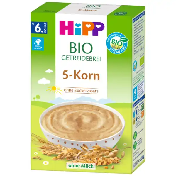 Bio Getreidebrei 5-Korn, ab 6. Monat