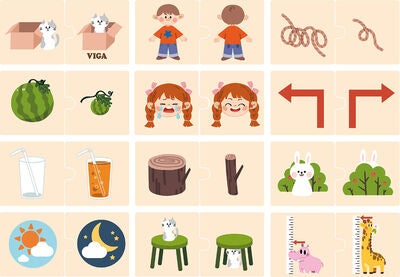 VIGA Puslespillsett Opposites