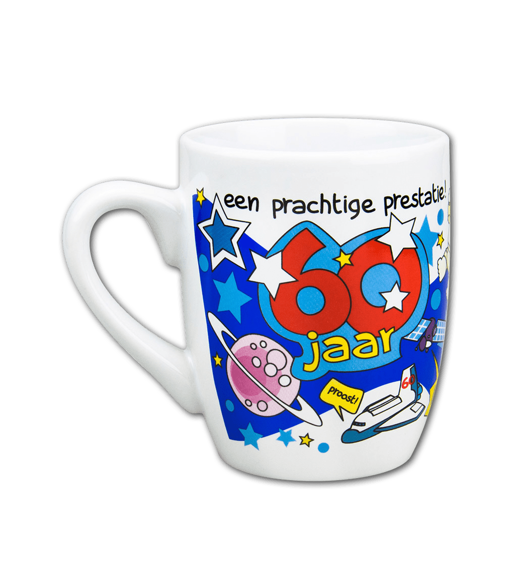 Mok 60 Jaar 12cm