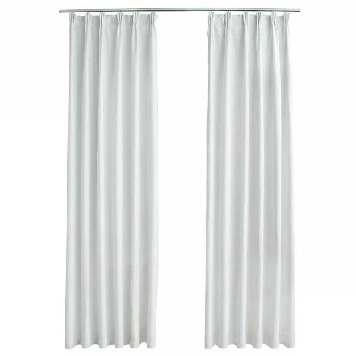 vidaXL Rideaux occultants Crème - 140x175 cm