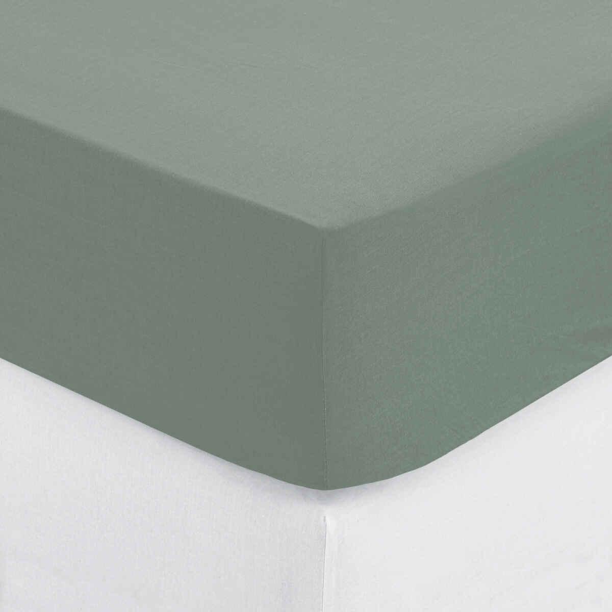 DRAP HOUSSE CELADON 160X200CM