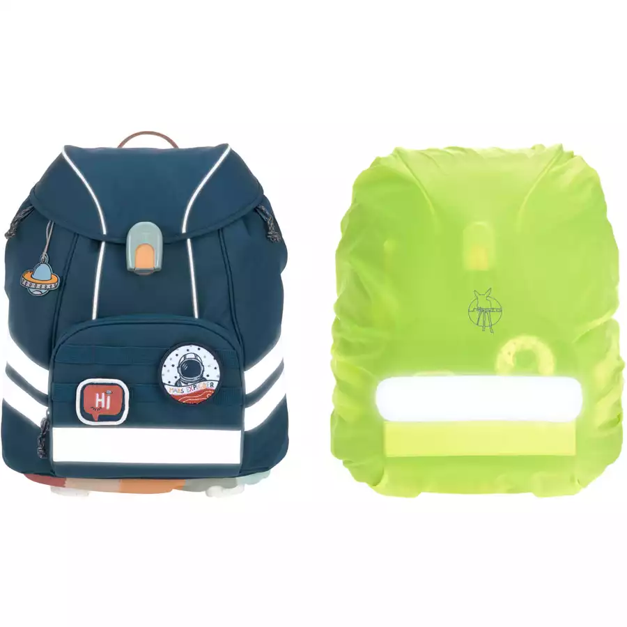 LÄSSIG Schulranzen-Set 7-tlg. Flexy Unique navy