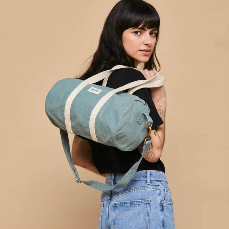 Sac polochon Mini Simon 35 cm Sauge