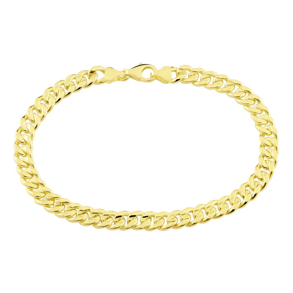 Bracelet Iris Maille Gourmette Or Jaune