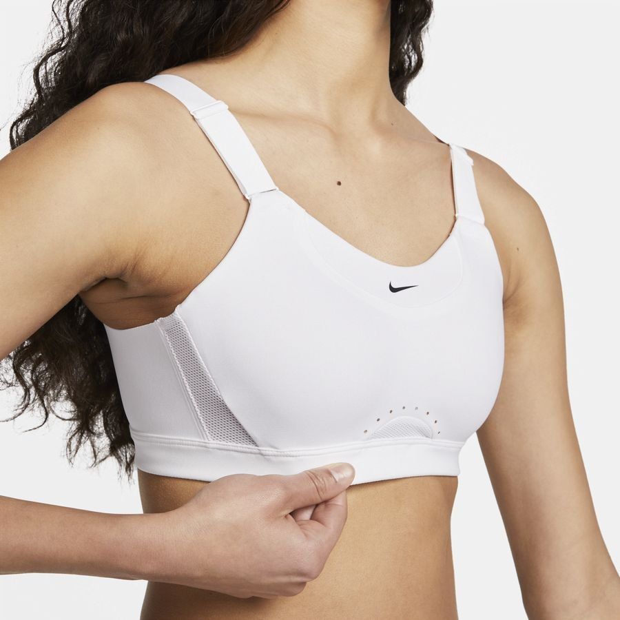 Nike Alpha Women's High-Support Pad WHITE/WHITE/STONE MAUVE/BLACK