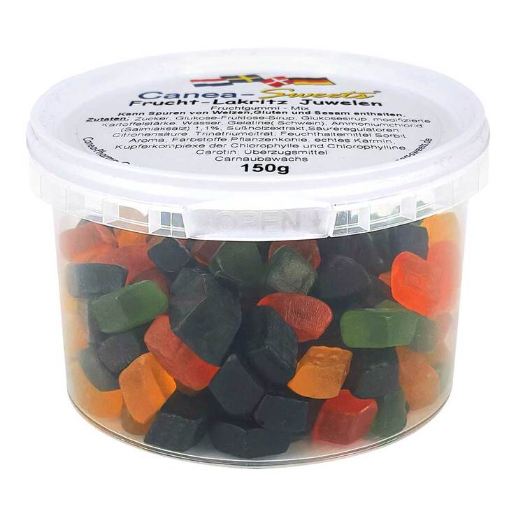 Frucht-Lakritz Juwelen, 150 g