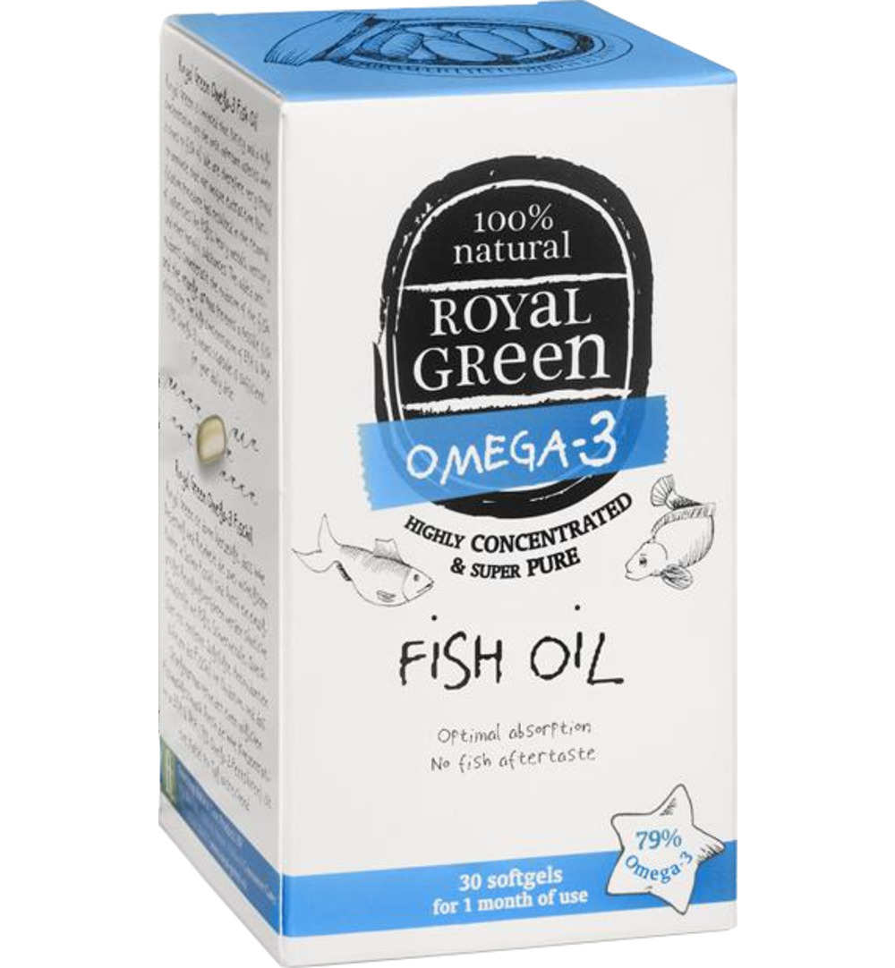 Royal Green Omega 3 Visolie (30 Softgels)
