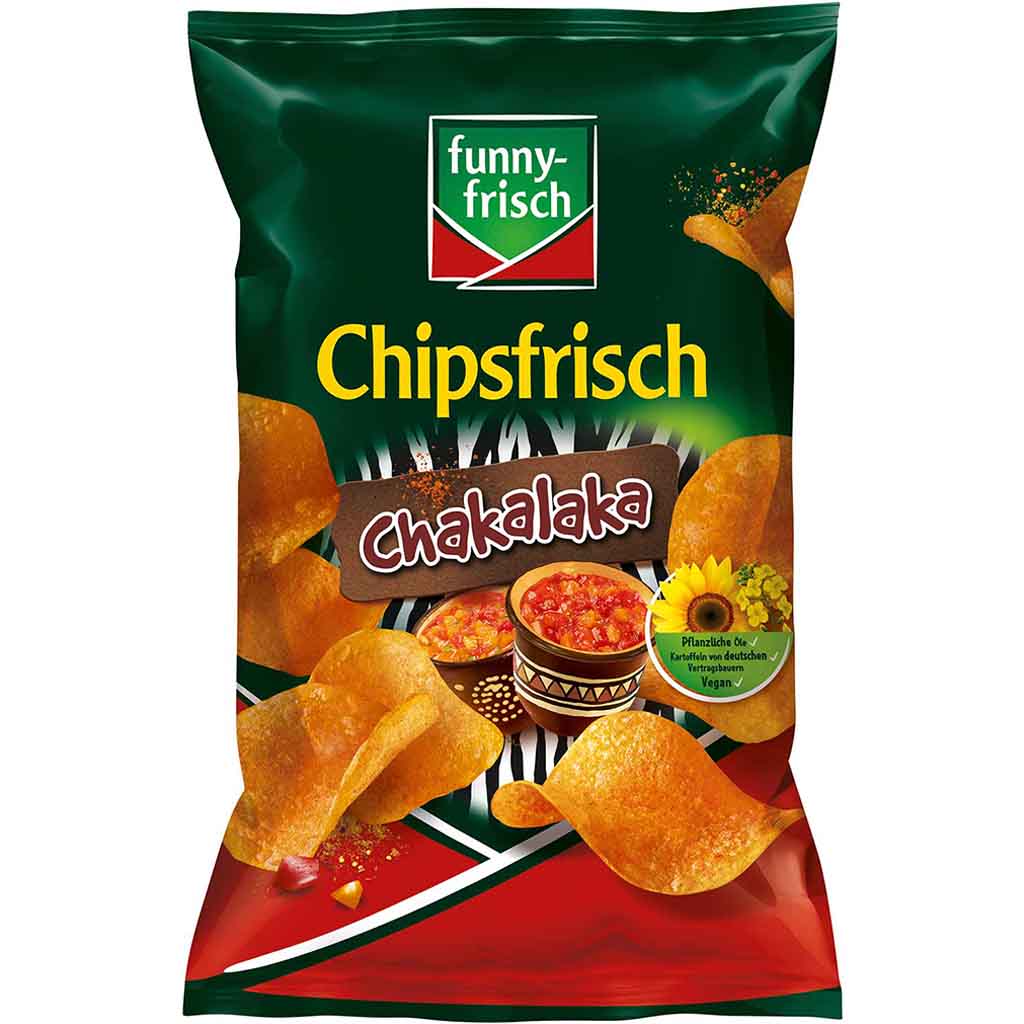 funny frisch Chipsfrisch Chakalaka 150g MHD:17.2.25