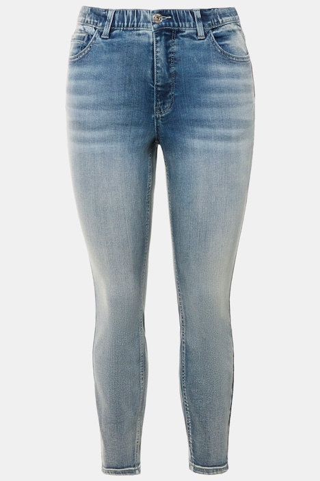 Skinny Jeans, 5-Pocket, Used-Optik