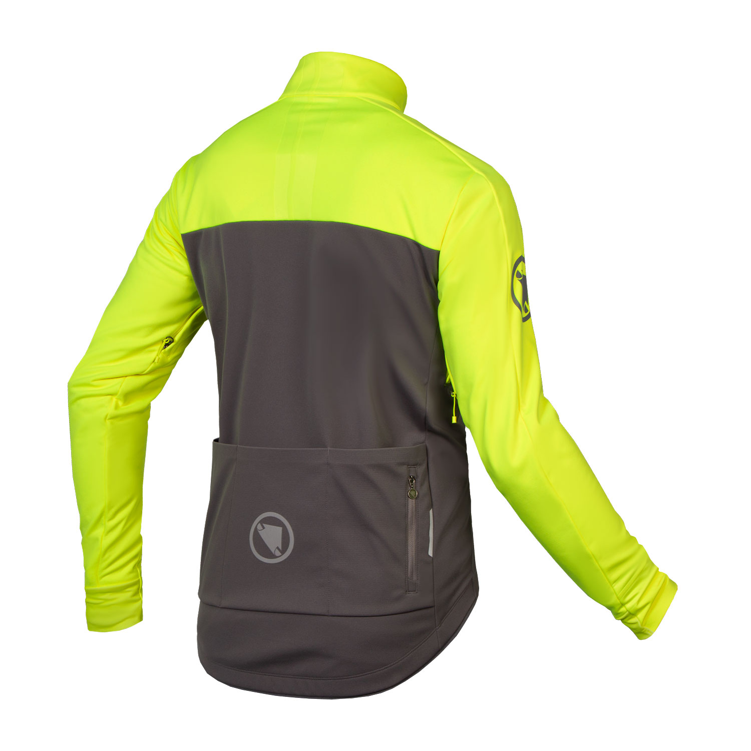 Endura Windchill Jakke II Sort/Gul Hi-Viz