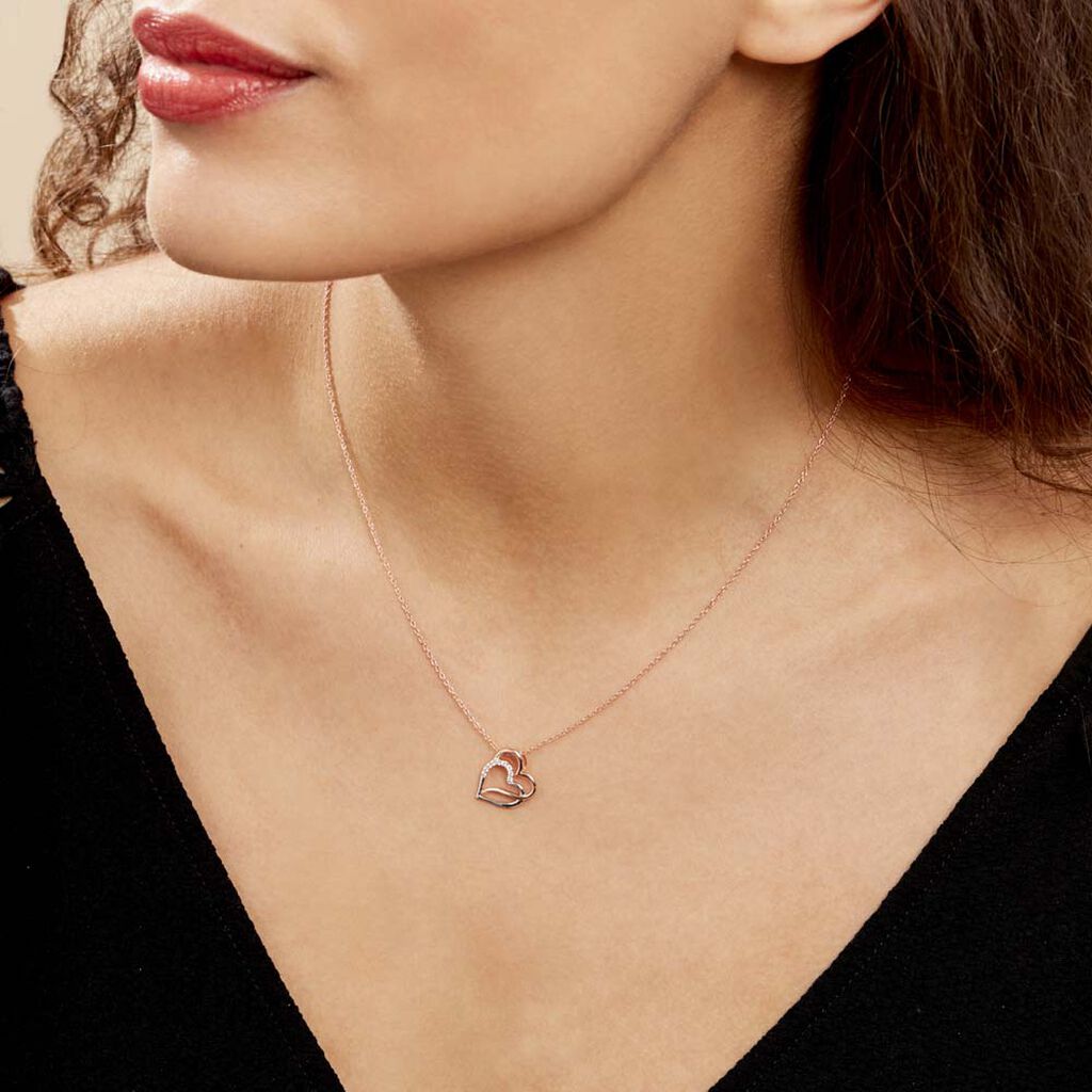 Collier Argent Bicolore Serapis Oxydes De Zirconium