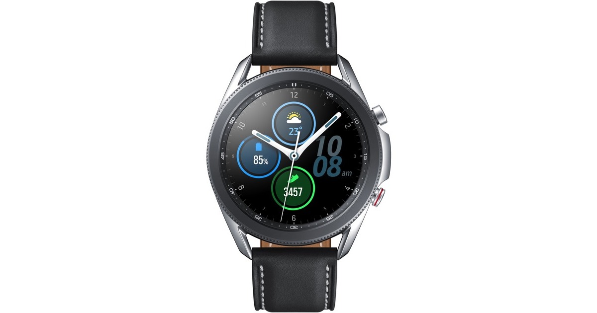 SAMSUNGGalaxy Watch3 smartwatch  (Zilver, BT, 45mm, 8 GB)