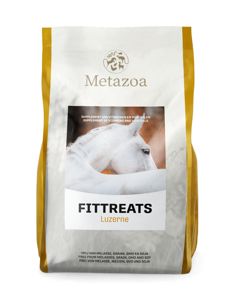 Metazoa Fittreats Luzerne - Paardensnack - 15 Kilogram - Luzerne