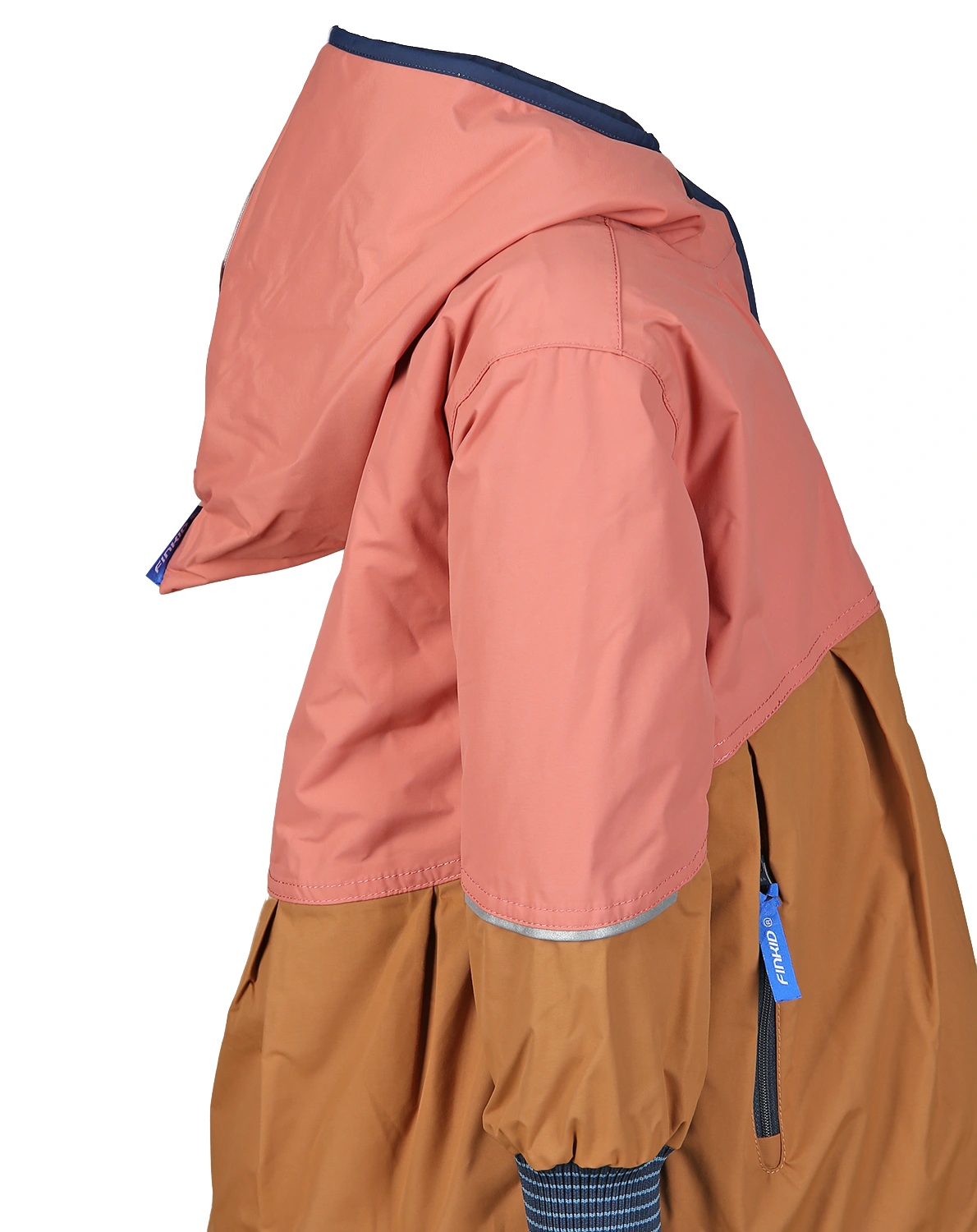 Winterjacke AINA MUKKA mit Teddyfutter in terra cotta/navy