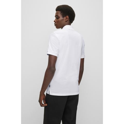 Boss Black Pallas Polo T-shirt, Hvid, XXL