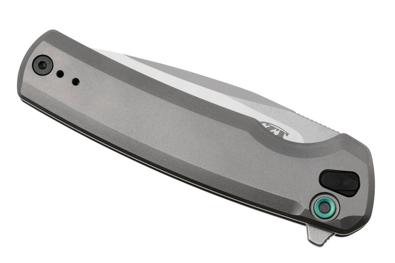 Zero Tolerance 0044 Button Lock CPM S45VN, Titanium, zakmes
