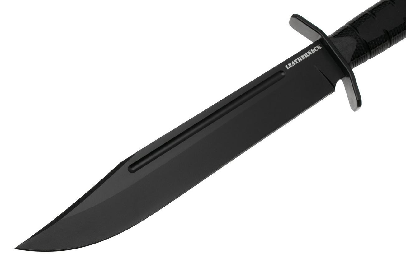 Cold Steel Leatherneck Bowie FX-LTHRNK Black D2, Kray-Ex, vaststaand mes