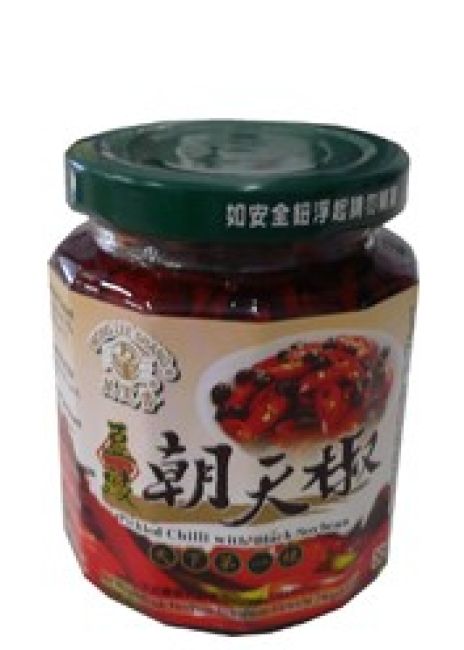 Mong Lee Shang Ingemaakte Chili met Zwarte Bonen 240g