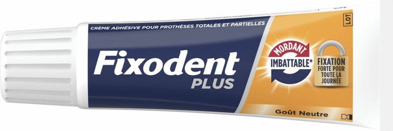 Fixodent - Kleefpasta Plus Dual Power - 40 Gram - Voor Kunstgebitten