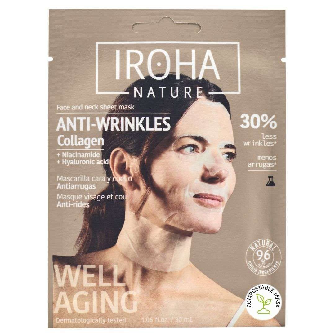 IROHA  Máscara Rosto e Pescoço - 1un