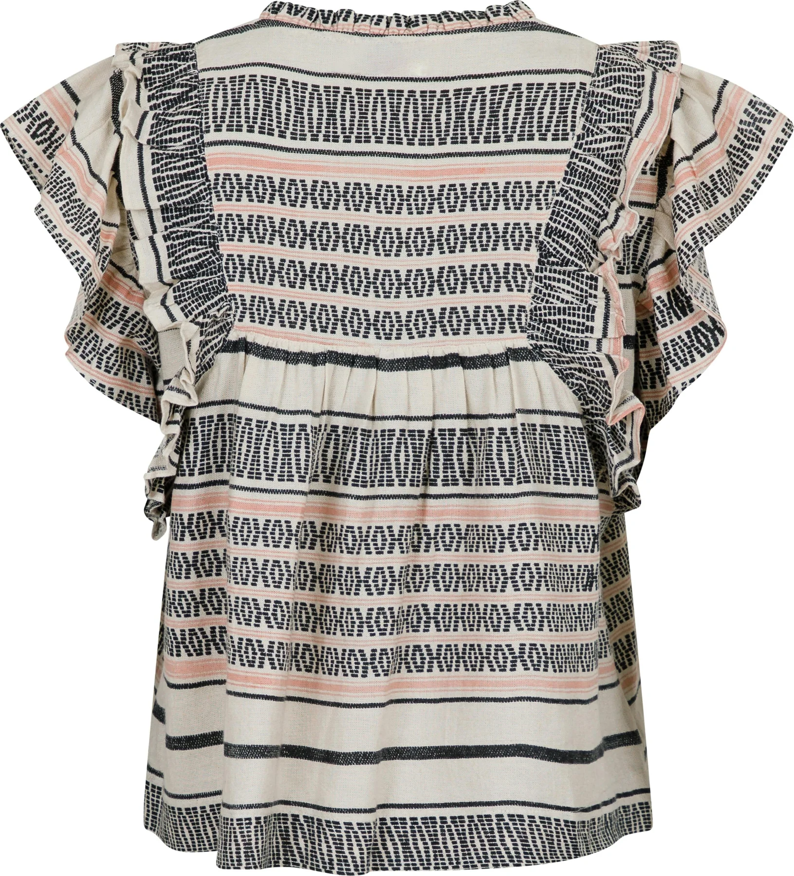 Neo Noir Jayla Stitch Print Top
