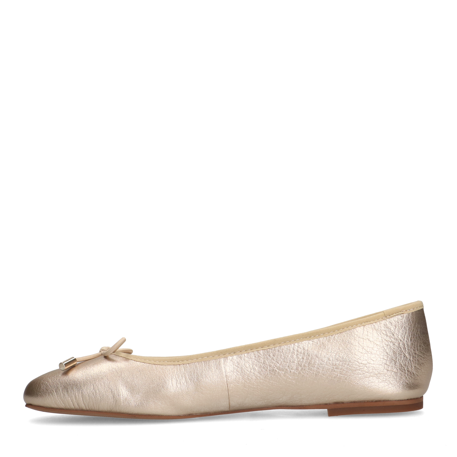 Gouden leren ballerina's