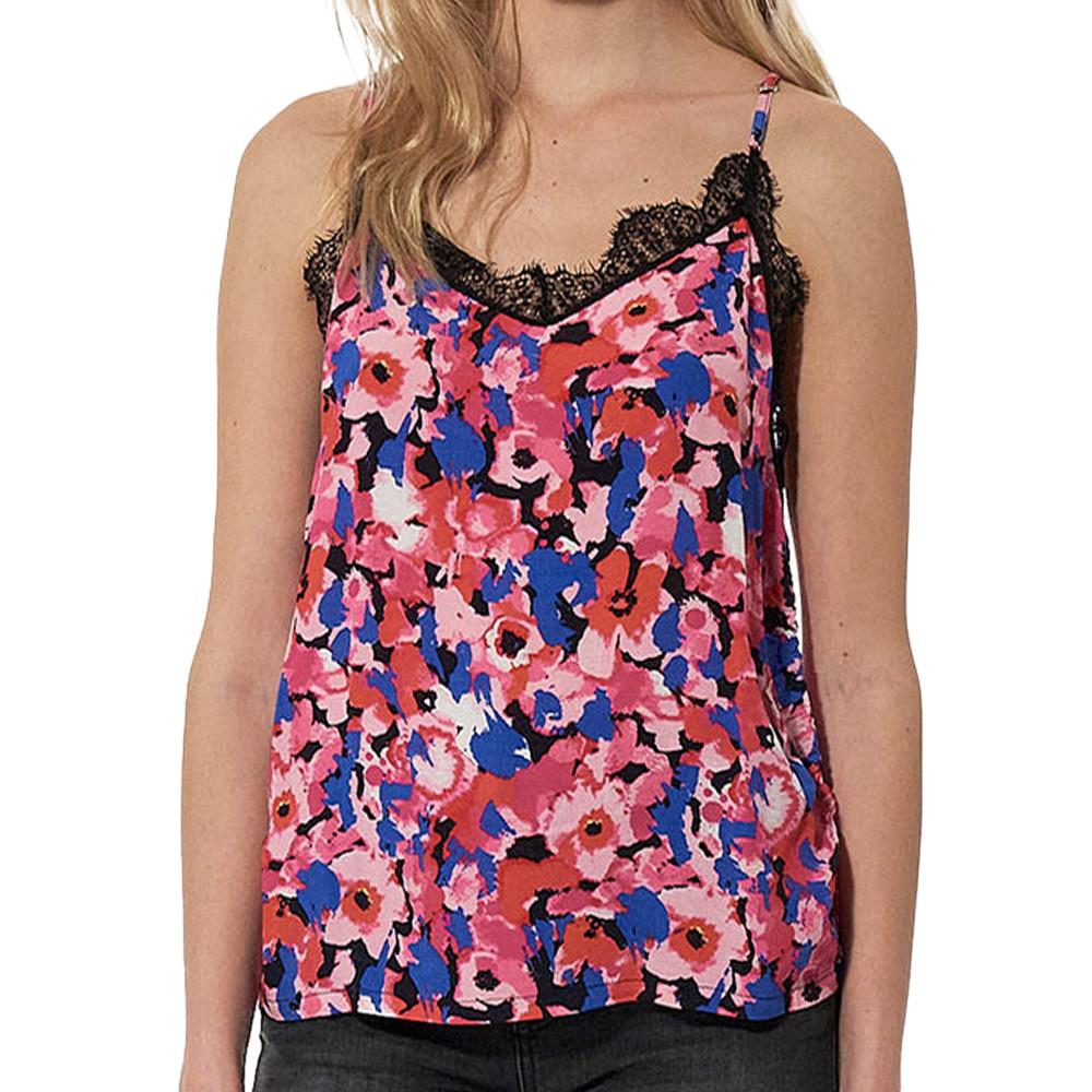 Kaporal Débardeur Rose/Bleu Femme Kaporal Bad