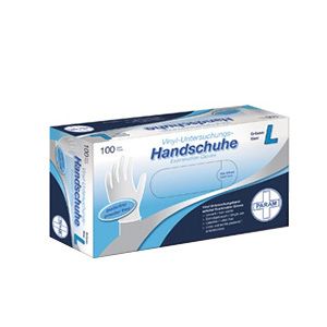 PARAM Einmalhandschuhe Vinyl Größe L gepudert