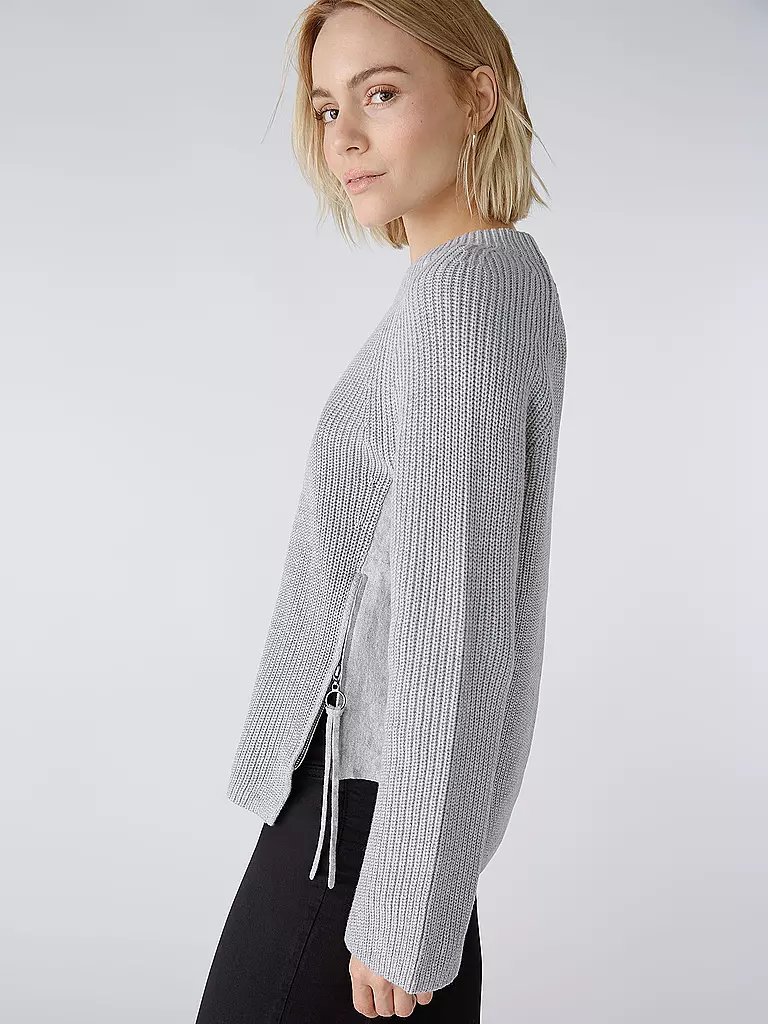 OUÍ Pullover hellgrau