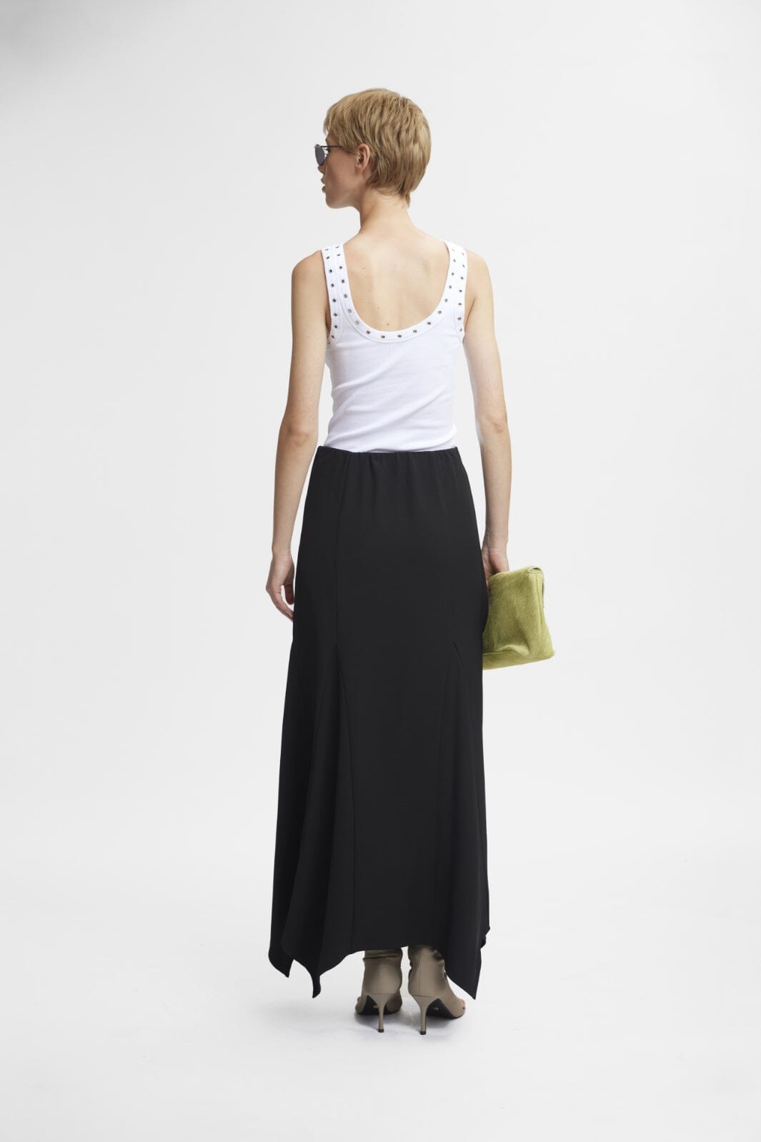 Gestuz DrewGZ eyelet tank top bright white