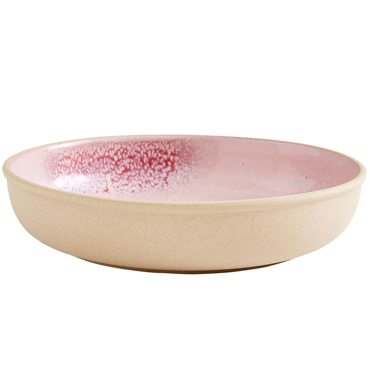 Minerals lav skål 22 cm 4-pakning, rose quartz