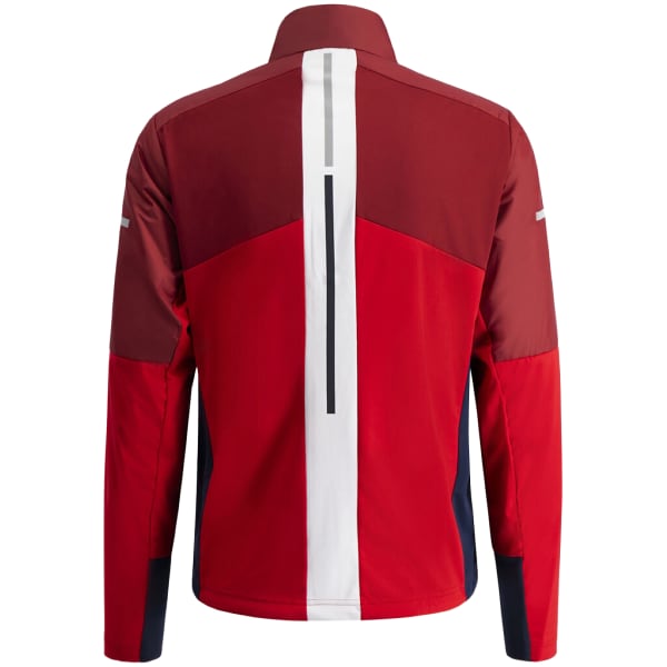 Veste ski de fond SWIX DYNAMIC HYBRID INSULATED JACKET RHUBARB RED/SWIX RED