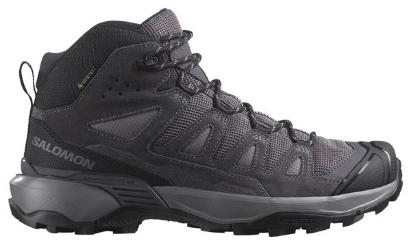 Chaussures de Randonnée Femme Salomon X Ultra 360 Mid Gore-Tex Gris/Noir