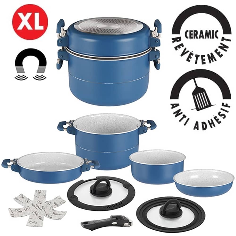 Popote alu Ceramic Carezza NG 22cm 7 1