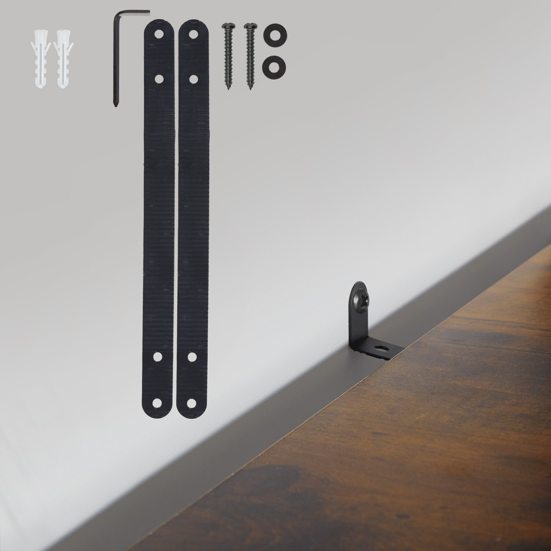 tectake® Eckregal, Industrial Style, mit 5 Ebenen, inklusive Kippschutz, 34 x 34 x 158,5 cm