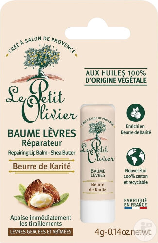 Le Petit Olivier Baume Lèvres Réparateur Beurre De Karité 4g