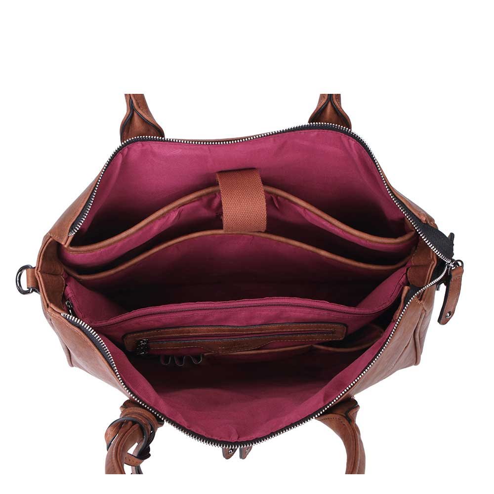Wimona Fabiana-Two Dames Laptoptas cognac