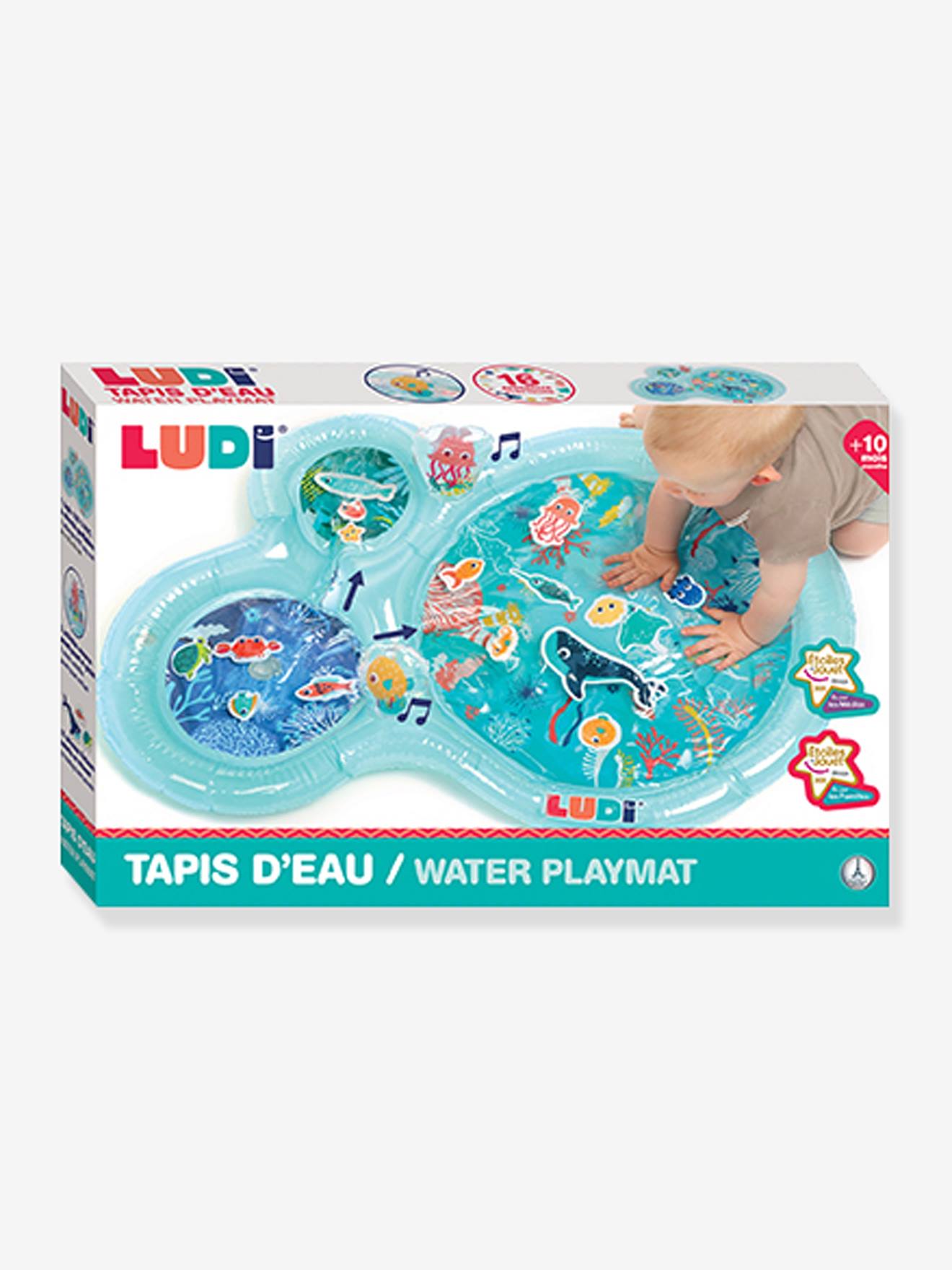 Tapete aquático com motivos marinhos