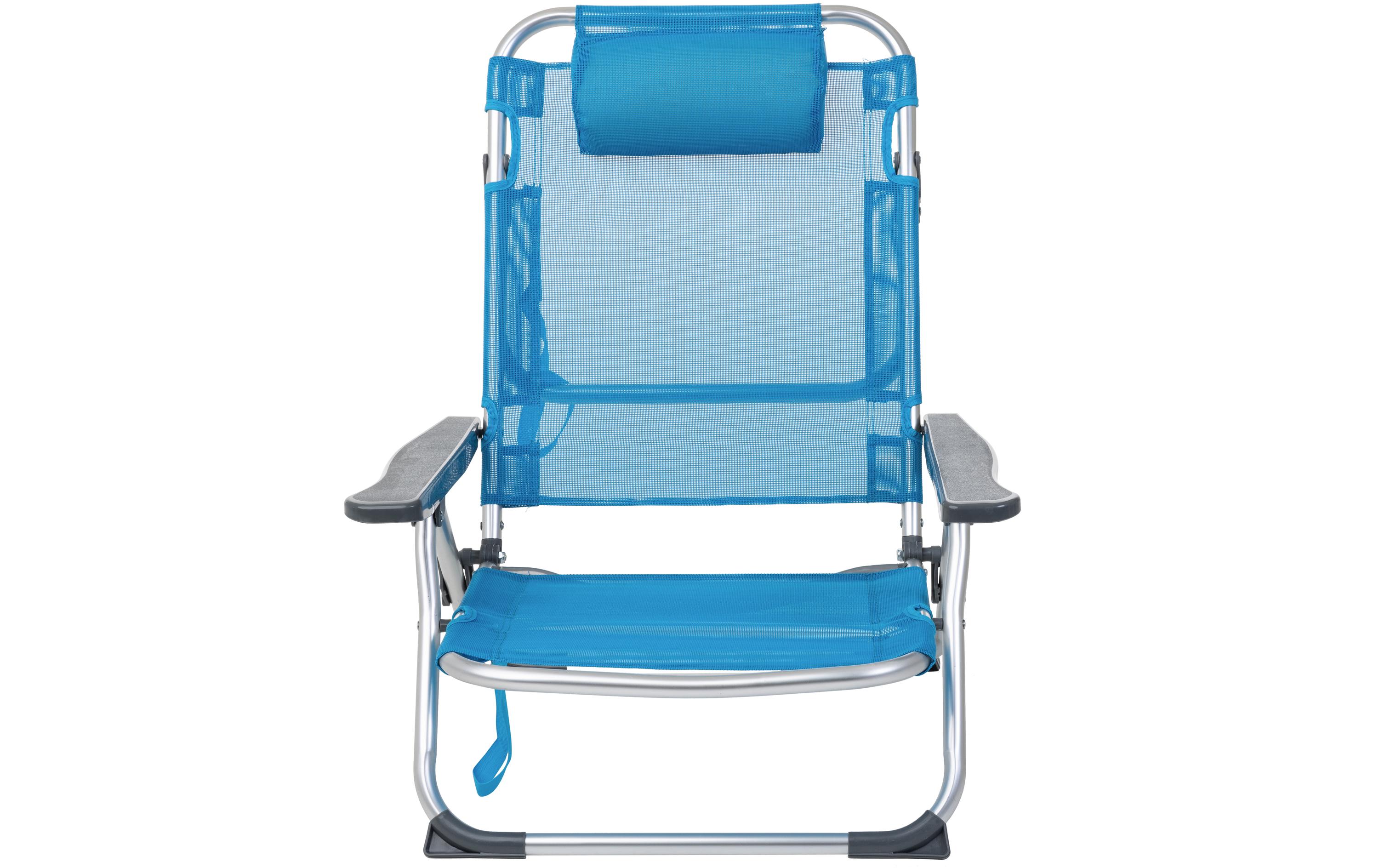 Strandstuhl Arieenzo, Blau, 2 StückGemütliche Campingstühle
