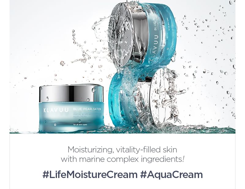 KLAVUU - Blue Pearlsation One Day 8 Cups Marine Collagen Aqua Cream 50ml