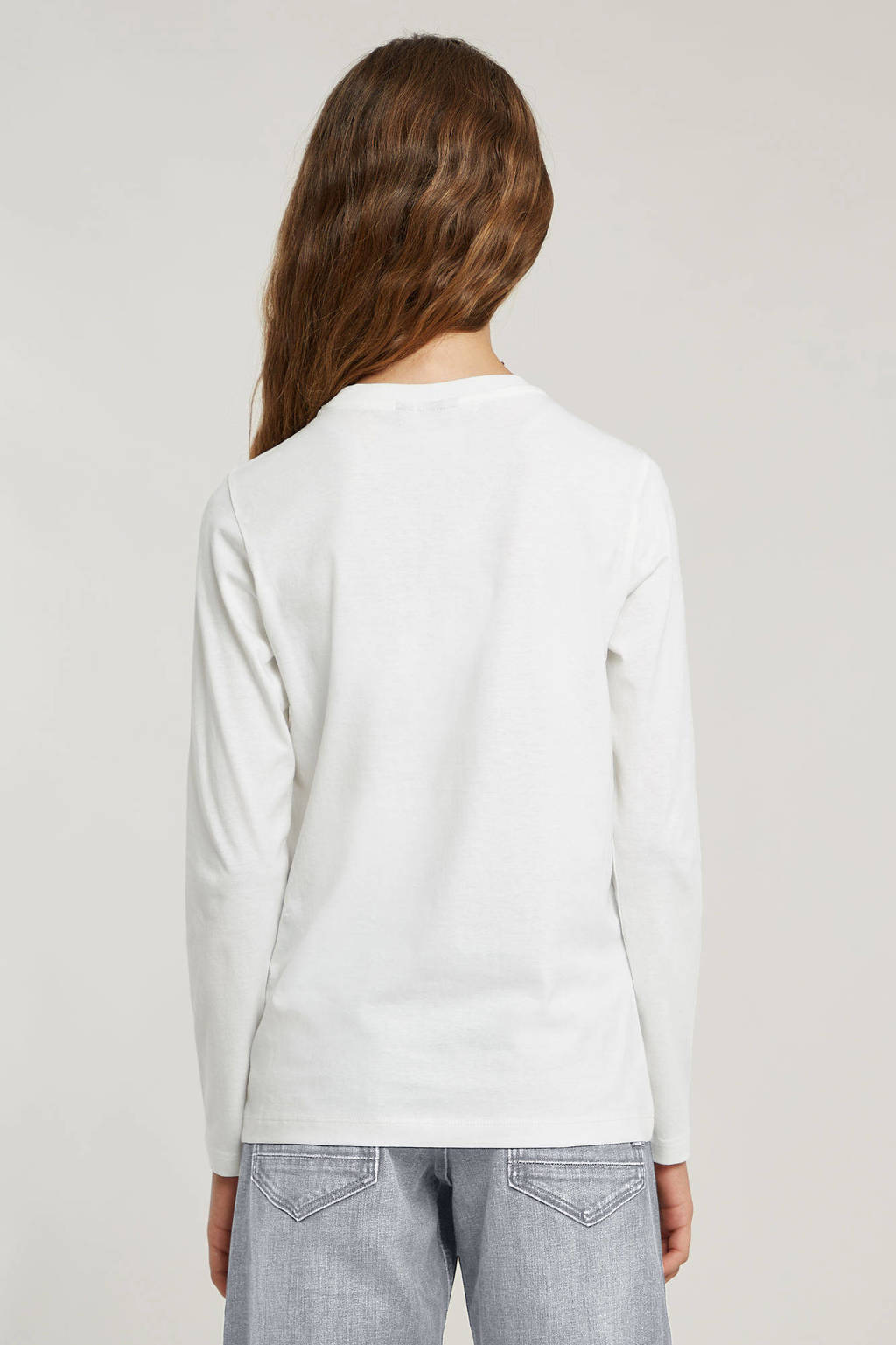 G-STAR longsleeve t-shirt wit/blauw