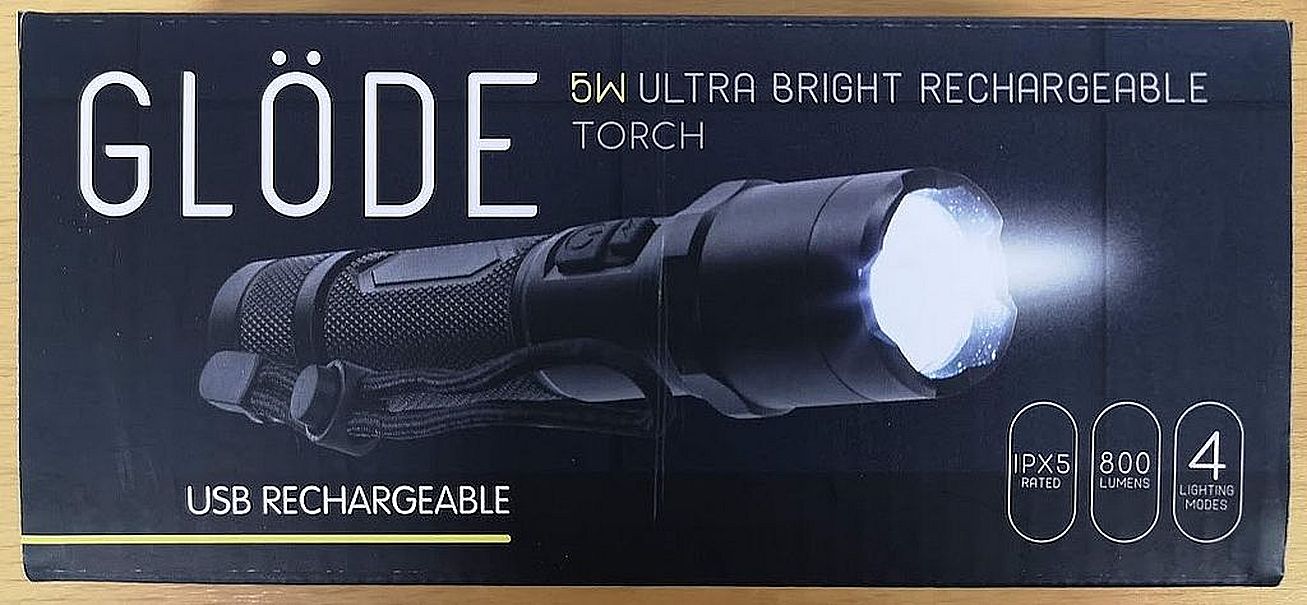 Taschenlampe ULTRA BRIGHT 800 Lumen, wiederaufladbar