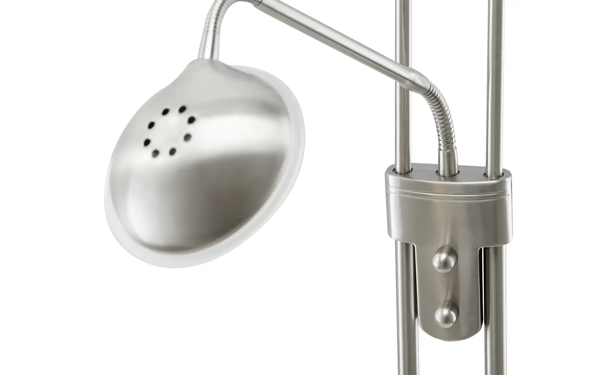 Meisterleuchten LED-Deckenfluter, 2-flammig, Nickel matt