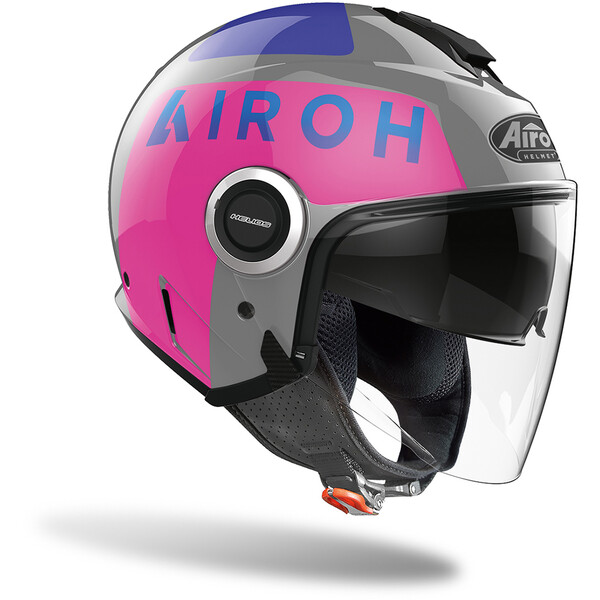 Airoh - Casque Helios Up Gris / Rose / Bleu