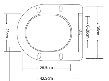 Mueller Rivel softclose toiletzetting met deksel wit glans